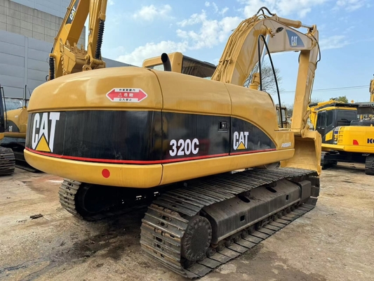 Zweitgebrauchene CAT Caterpillar 320C Hydraulische Crawler Bagger Baumaschinen 20 Tonnen