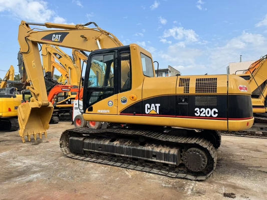 Zweitgebrauchene CAT Caterpillar 320C Hydraulische Crawler Bagger Baumaschinen 20 Tonnen
