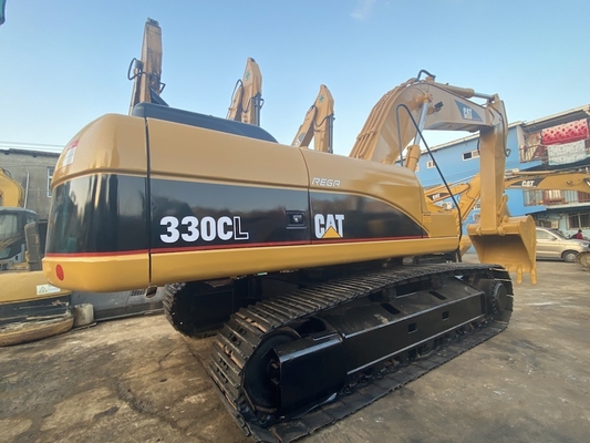 Original Japan Cat 330C Gebrauchtbagger, Caterpillar Gebrauchtbahnbagger 30 Tonnen