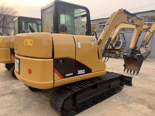 Original Japan Cat 306D Gebraucht Hydraulischer Crawler Bagger, Caterpillar Gebrauchtbahnbagger 6 Tonnen