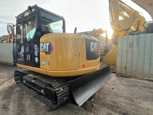 Original Japan Cat 307E Gebrauchtbagger, Caterpillar Gebrauchtbahnbagger 7 Tonnen