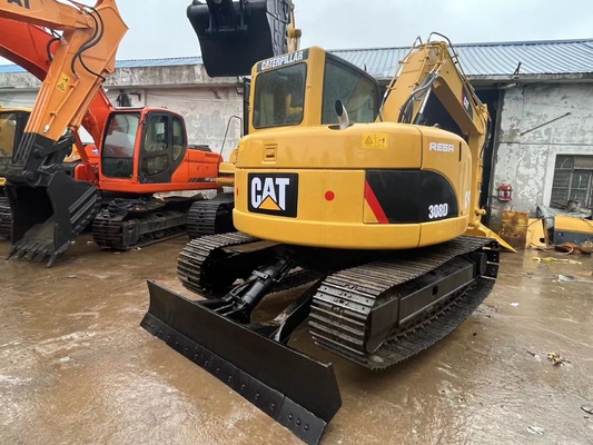 Original Japan Cat 308D Gebrauchtbagger, Caterpillar Gebrauchtbahnbagger 8 Tonnen