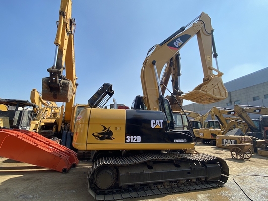 Original Japan Cat 312D Gebraucht hydraulischer Crawler Bagger, Caterpillar Gebrauchtbahnbagger 12 Tonnen