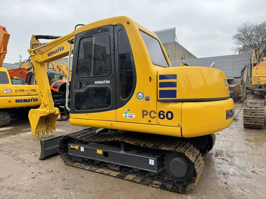 6 Tonnen Original Japan Gebraucht Komatsu PC60-7 Crawler Bagger zum Verkauf