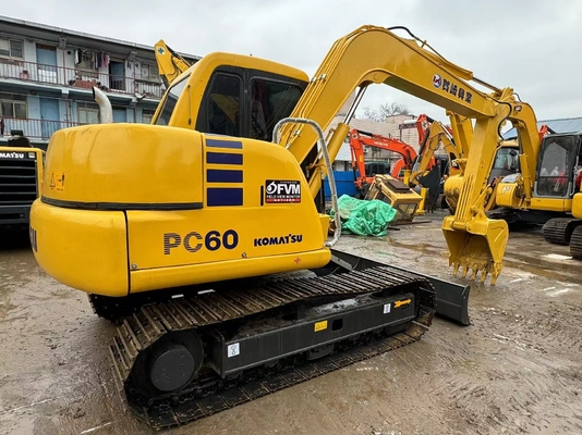 6 Tonnen Original Japan Gebraucht Komatsu PC60-7 Crawler Bagger zum Verkauf