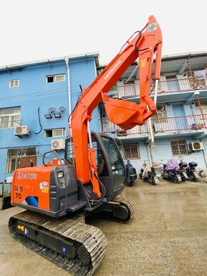 7 Tonnen Original Japan verwendet Hitachi ZX70 Crawler Bagger mit 40,5 kW Motorleistung und 0,3m3 Eimer Kapazität