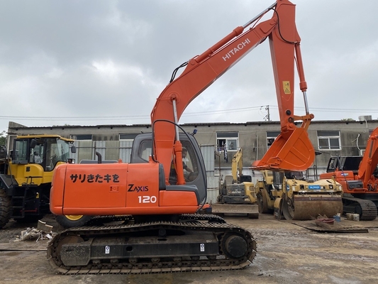 12 Tonnen Original Japan verwendet Hitachi ZX120 Crawler Bagger mit 66KW Motorleistung und 0,52m3 Eimer Kapazität