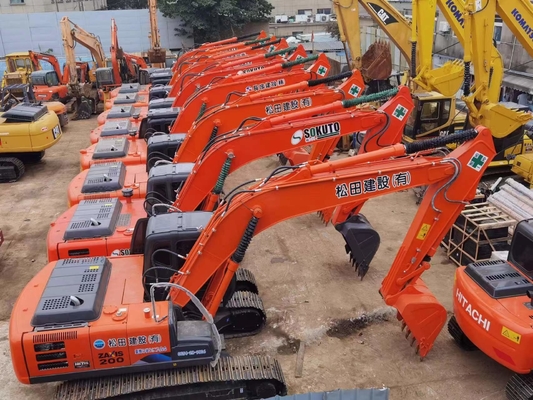 20 Tonnen Original Japan verwendet Hitachi ZX200 Crawler Bagger mit 109,6 kW Motorleistung und 0,8 m3 Eimer Kapazität
