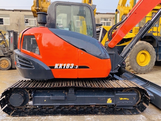 8 Tonnen Original Japan Gebraucht Kubota KX183 Crawler Bagger mit 47,8 KW Motorleistung und 0,31 m3 Eimer Kapazität