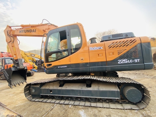 22 Tonnen Original Japan Gebraucht Hyundai R225 Crawler Bagger mit 112 KW Motorleistung und 1,05 m3 Eimer Kapazität