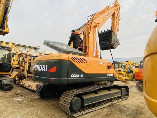 22 Tonnen Original Japan Gebraucht Hyundai R225 Crawler Bagger mit 112 KW Motorleistung und 1,05 m3 Eimer Kapazität