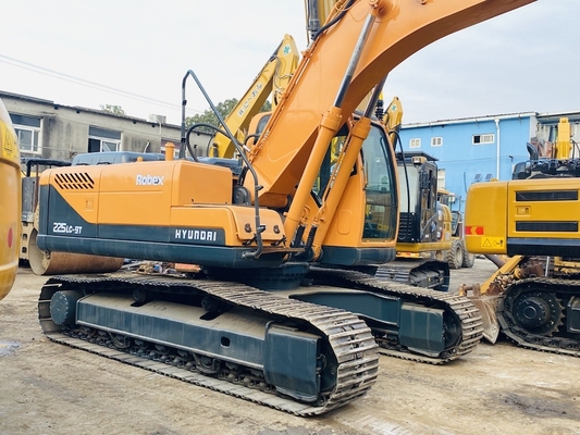 22 Tonnen Original Japan Gebraucht Hyundai R225 Crawler Bagger mit 112 KW Motorleistung und 1,05 m3 Eimer Kapazität