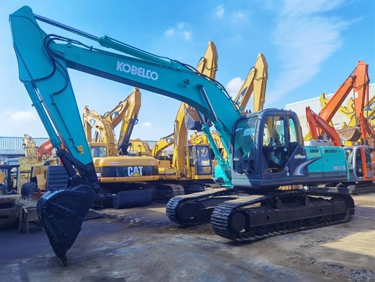 21 Tonnen Original Japan Gebraucht Kobelco SK210-8 Crawler Bagger mit 114KW Motorleistung und 1 m3 Eimer Kapazität