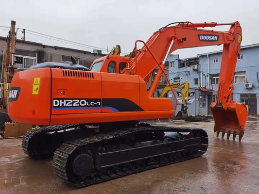22 Tonnen Original Gebraucht Doosan DH220 Crawler Bagger mit 0,5-1,18 m3 Eimer Kapazität