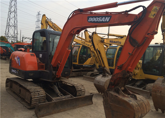 6 Tonnen Original Gebraucht Doosan DH60-7 Crawler Bagger mit 0,09-0,2 m3 Eimer Kapazität