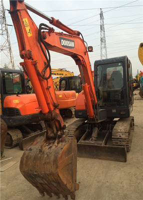 6 Tonnen Original Gebraucht Doosan DH60-7 Crawler Bagger mit 0,09-0,2 m3 Eimer Kapazität