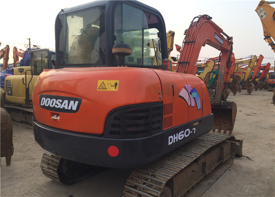 6 Tonnen Original Gebraucht Doosan DH60-7 Crawler Bagger mit 0,09-0,2 m3 Eimer Kapazität