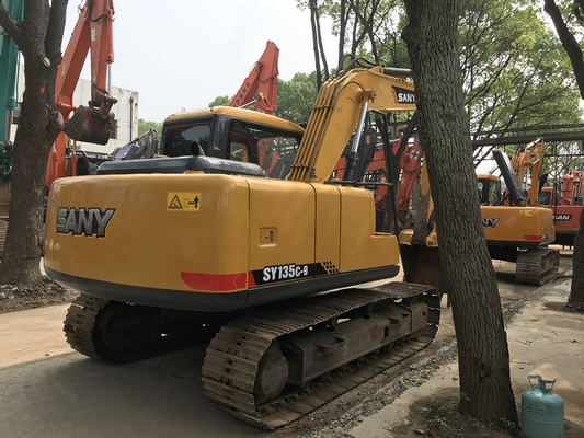 13 Tonnen verwendeter Sany SY135C-9 Hydraulikbagger mit 0,53 m3 Eimerkapazität