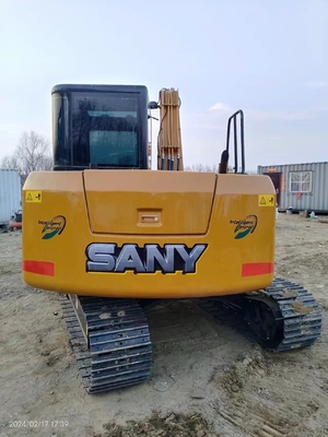 7 Tonnen verwendeter Sany SY75C Hydraulischer Bagger mit 0,12 ~ 0,32 m3 Eimerkapazität