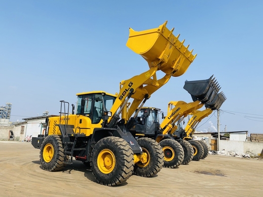5 Tonnen gebrauchtes Liugong CLG856H Radlader 3cbm Eimerlader