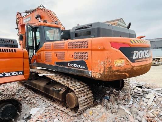 42 Tonnen Original Gebraucht Doosan DX420LC-9C Crawler Bagger mit 2 m3 Eimer Kapazität Gebraucht Bagger