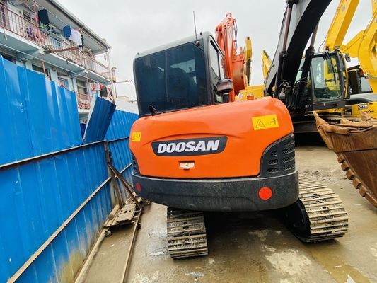 6 Tonnen Original Gebraucht Doosan DH60-7 Crawler Bagger Zweithand mit 0,09-0,2 m3 Eimer Kapazität