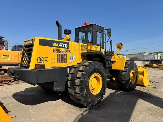 Gebrauchtes Komatsu WA470-3 Radlader Gebrauchtes Frontstraßenlader 3,9 M 3