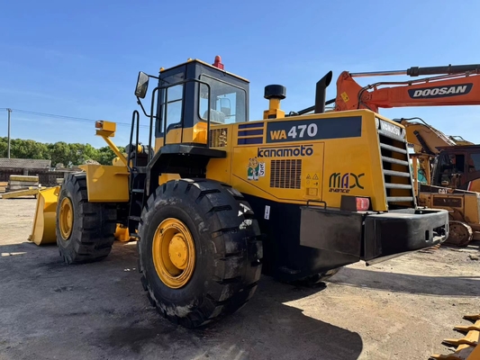 Gebrauchtes Komatsu WA470-3 Radlader Gebrauchtes Frontstraßenlader 3,9 M 3