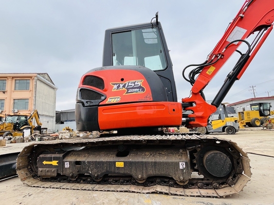 5 Tonnen gebrauchtes Kubota KX155 Crawler Bagger Gebrauchtbagger mit 29,9 kW Motorleistung und 0,16 m3 Eimerkapazität