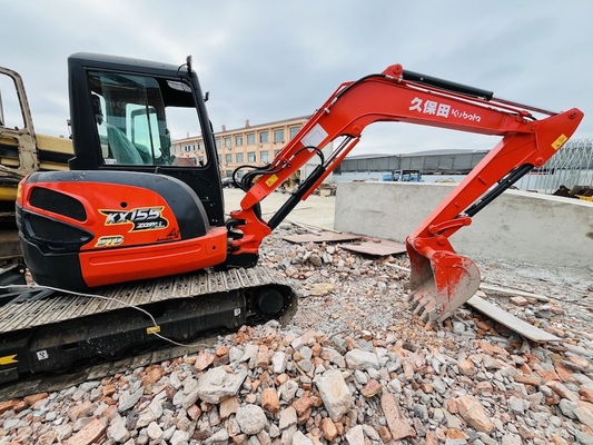5 Tonnen gebrauchtes Kubota KX155 Crawler Bagger Gebrauchtbagger mit 29,9 kW Motorleistung und 0,16 m3 Eimerkapazität