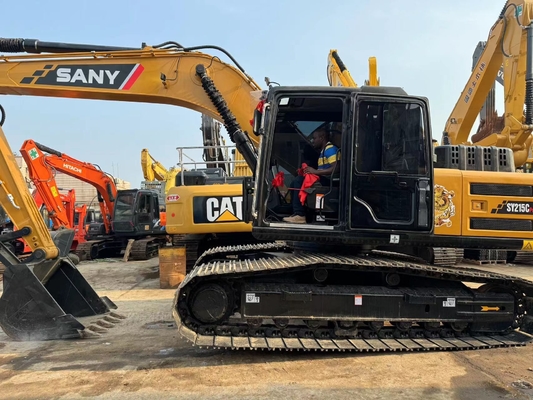 21 Tonnen gebrauchtes Sany SY215C Hydraulikbagger Gebrauchtbagger mit 1,1 M3 Eimerkapazität