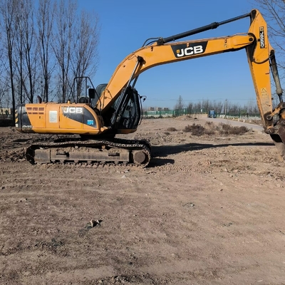 22 Tonnen Gebraucht JCB JS220LC Crawler Bagger Verwendet 129 KW Motorleistung und 1 M3 Eimer Kapazität