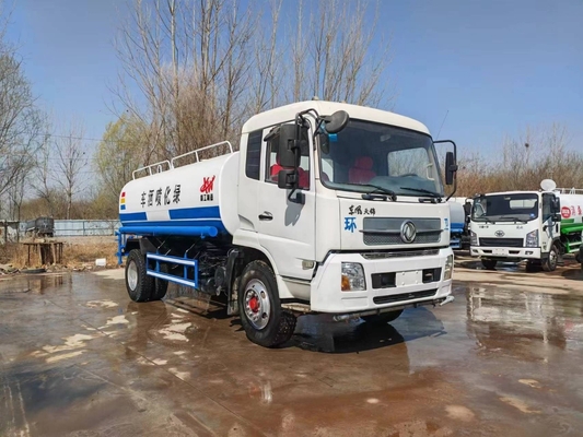 15CBM 185 PS Gebraucht Kinland Dongfeng Sprinkler Wasserbehälter Lastwagen Gebraucht Wasserbehälter Lastwagen zum Verkauf