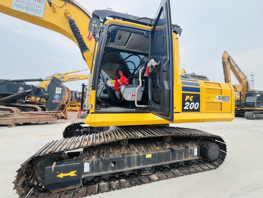 PC200-8 20 Tonnen Gebraucht-Backhoe Crawler Hydraulischer Bagger Original Japan