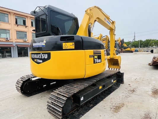 Original Gebraucht Komatsu PC78US Crawler Bagger Gebraucht 7 Tonnen Mini Bagger Baumaschinen