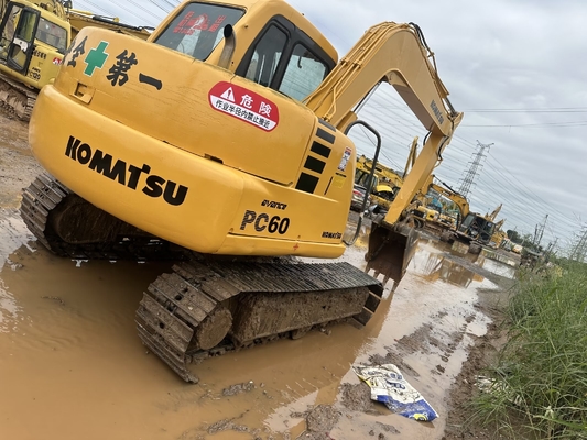 Gebrauchtes Komatsu PC60-7 Crawler Bagger 6 Tonnen Gebrauchtes Kleinbagger PC35/PC55/PC56/PC60/PC78