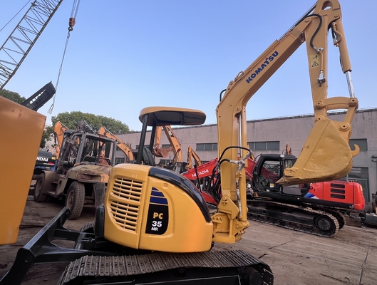 Minibagger Gebraucht Komatsu PC35MR Crawler Bagger Gebraucht Bagger Baumaschinen