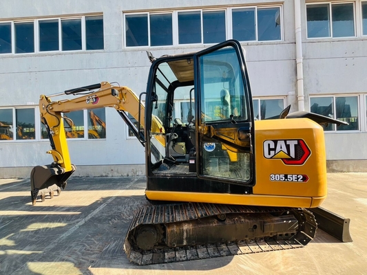 Minibagger Origianl Japan CAT 305.5E2 Gebrauchtes Hydraulisches Crawlerbagger 5 Tonnen Gebraucht-Caterpillarbagger