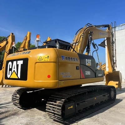 100% Original verwendet CAT Caterpillar 320D Crawler 1m3 Kapazität Hydraulischer Bagger