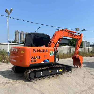 Minibagger Hitachi ZX60 Gebraucht-Crawlerbagger Gebraucht 6 Tonnen Bagger in gutem Zustand