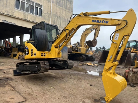 5 Tonnen Minibagger Original Gebraucht Komatsu PC55MR-2 PC50MR-2 Crawler Bagger Gebraucht Bagger Baumaschinen