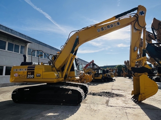 20 Tonnen 100% gebrauchtes Komatsu PC200-8 Crawler Bagger Gebrauchtes Digger Original Japan Komatsu SAA6D107E-1