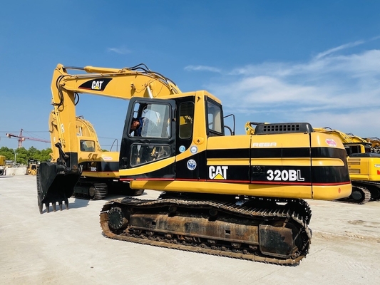 Japan Original CAT 320BL Gebrauchtbagger, 20 Tonnen Caterpillar Gebraucht Crawler Digger CAT 3066T Motor