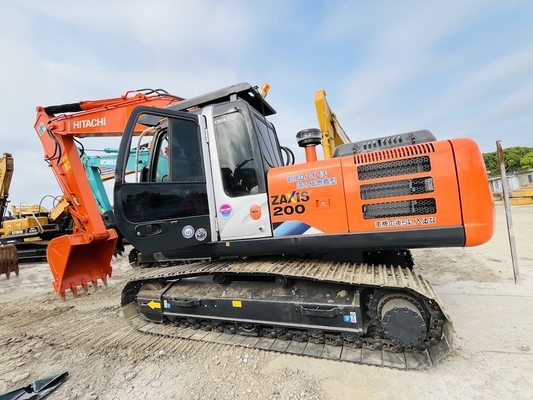 20 Tonnen Original Japan verwendet Hitachi ZX200-3G Crawler Bagger ISUZU Motor